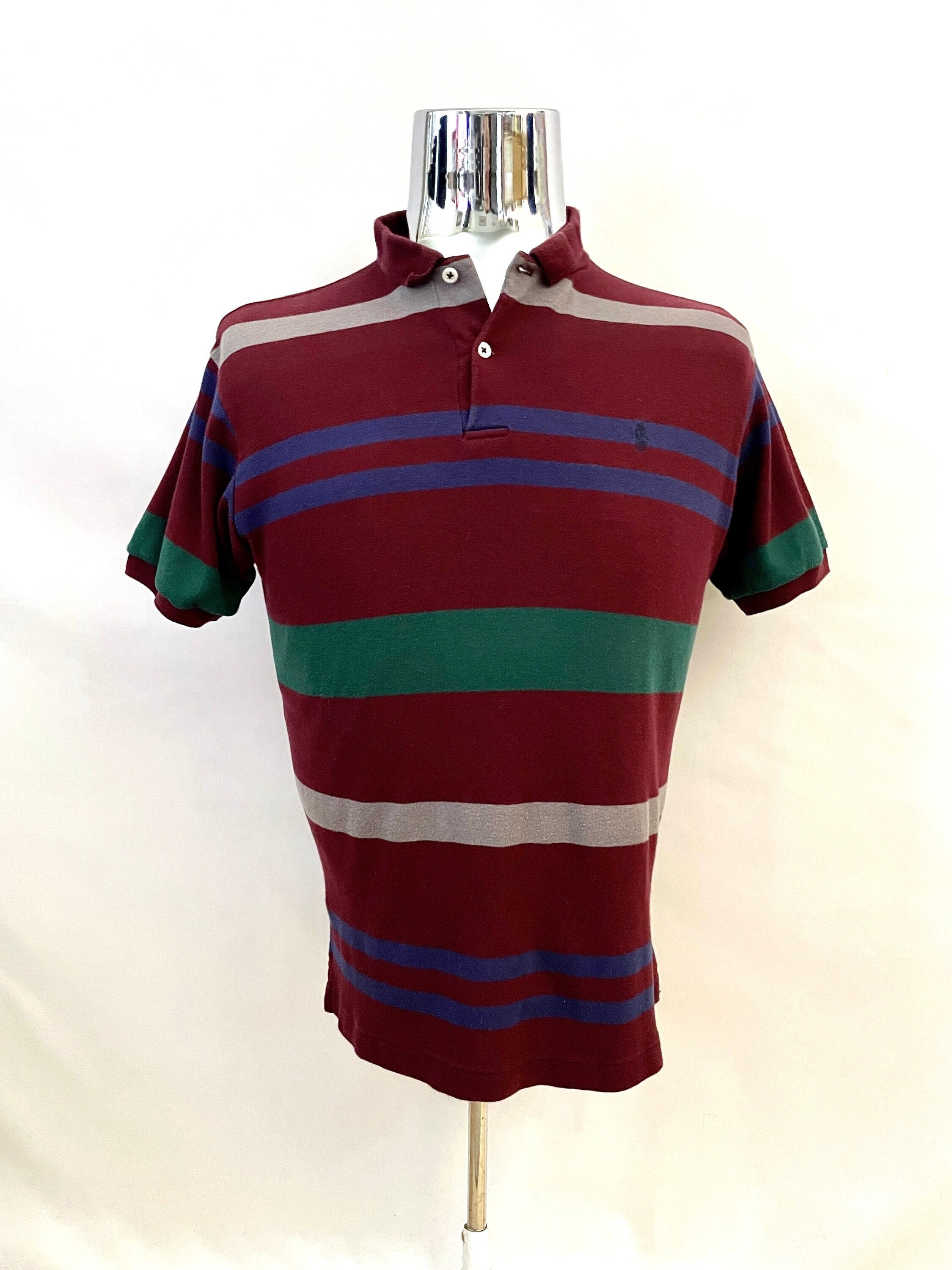 maroon ralph lauren polo shirt