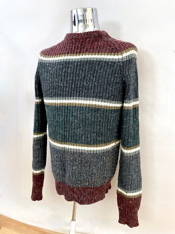 Vintage 80's Saturday's, Colorful, Striped, Wool … - image 6