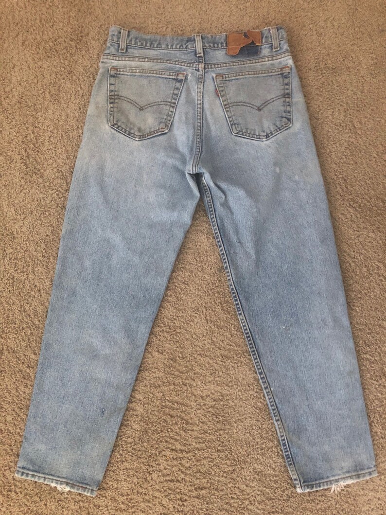 Vintage Men's 80's Levi's 550 Distressed Jeans | Etsy