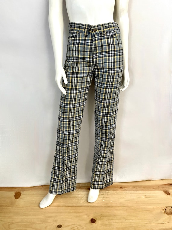 60's Black, White, Plaid, Bell Bottom Pants (size 8) - Etsy 60's Black, White, Plaid, Bell Bottom Pants (size 8) - Etsy