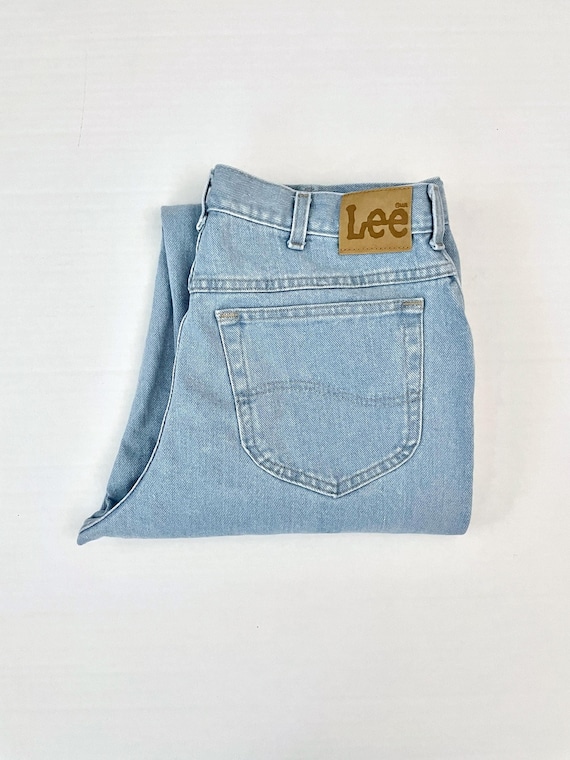80's Lee Jeans USA, Relaxed Fit, Denim (W34) - Etsy