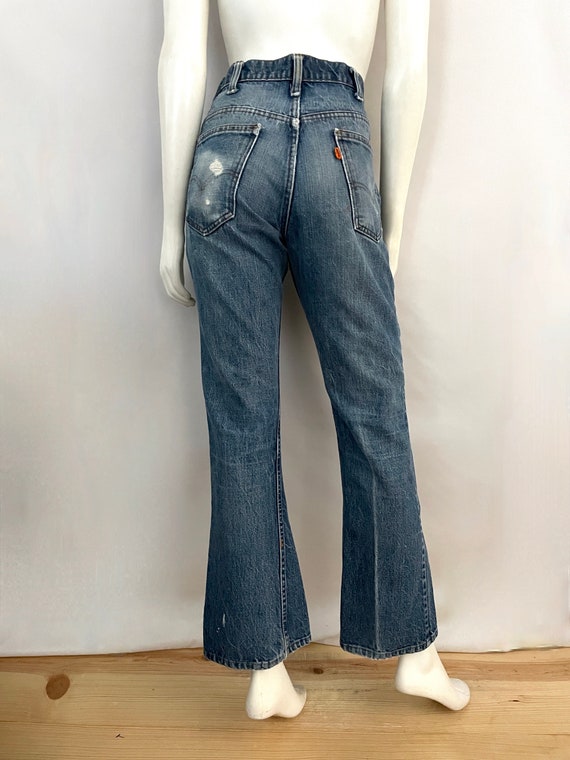 Vintage 70's Big E Levi's 646 Jeans Bell Bottoms … - image 8