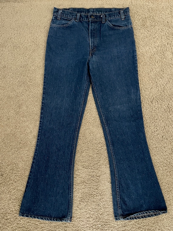 80's Levi's 646 Jeans, Bell Bottom, Orange Tab, Denim (W34) - Etsy