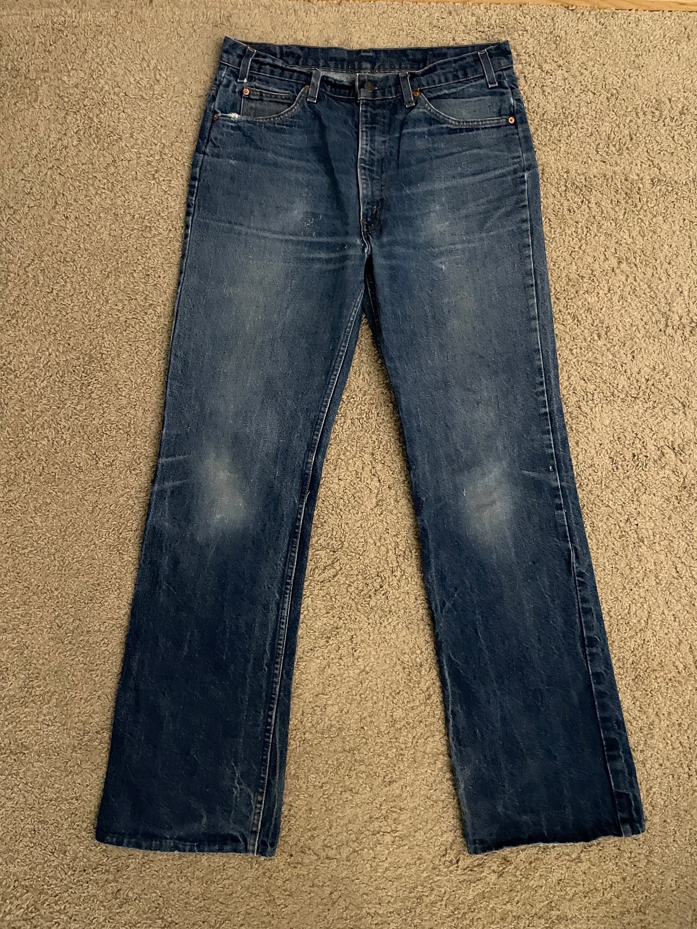 3 VTG USA 80s 1980 Levi's 517 0217 Red Tab Deadstock