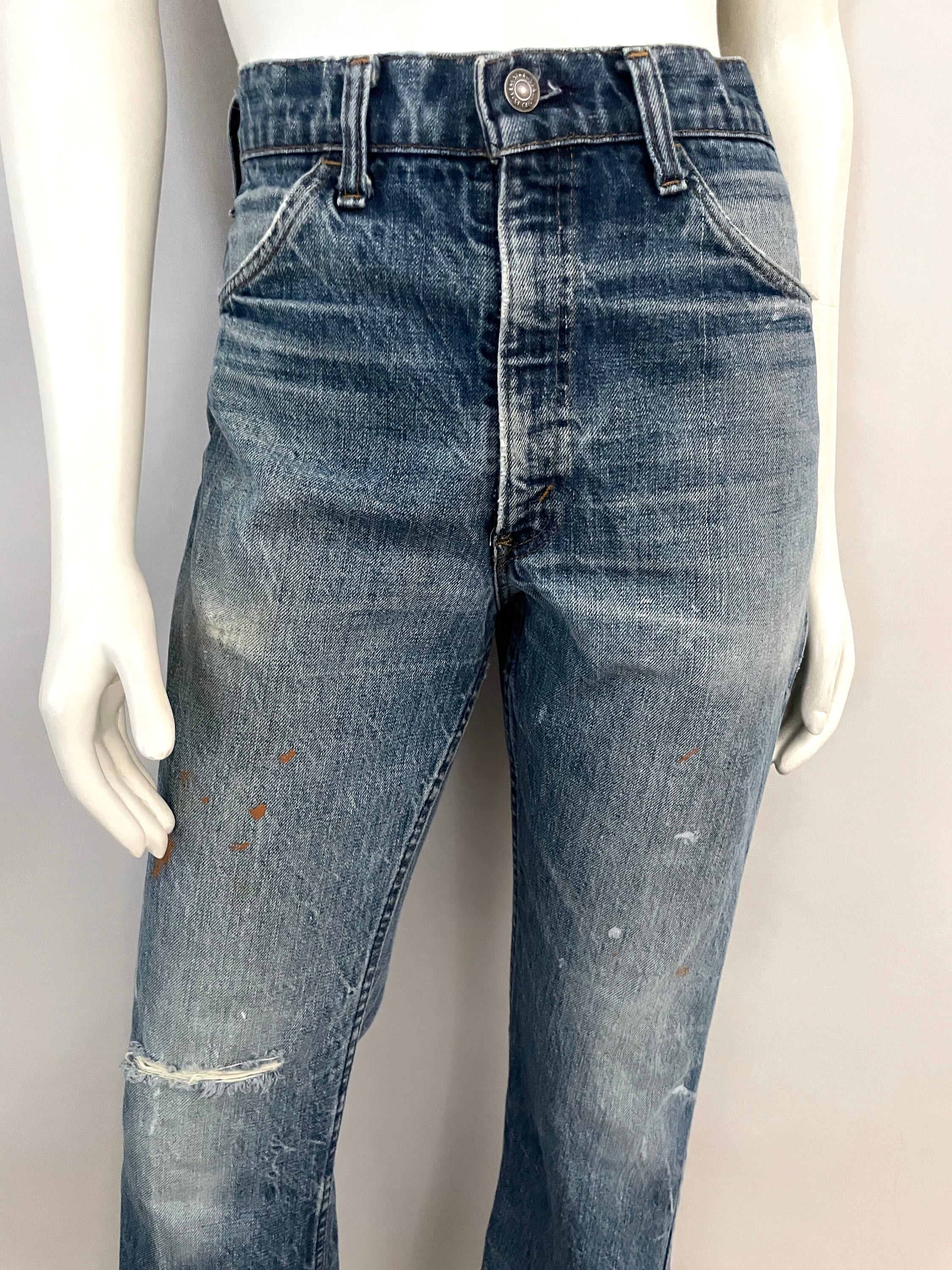 Vintage 70's Big E Levi's 646 Jeans Bell Bottoms (W32 Vintage 70's Big E Levi's 646 Jeans Bell Bottoms (W32