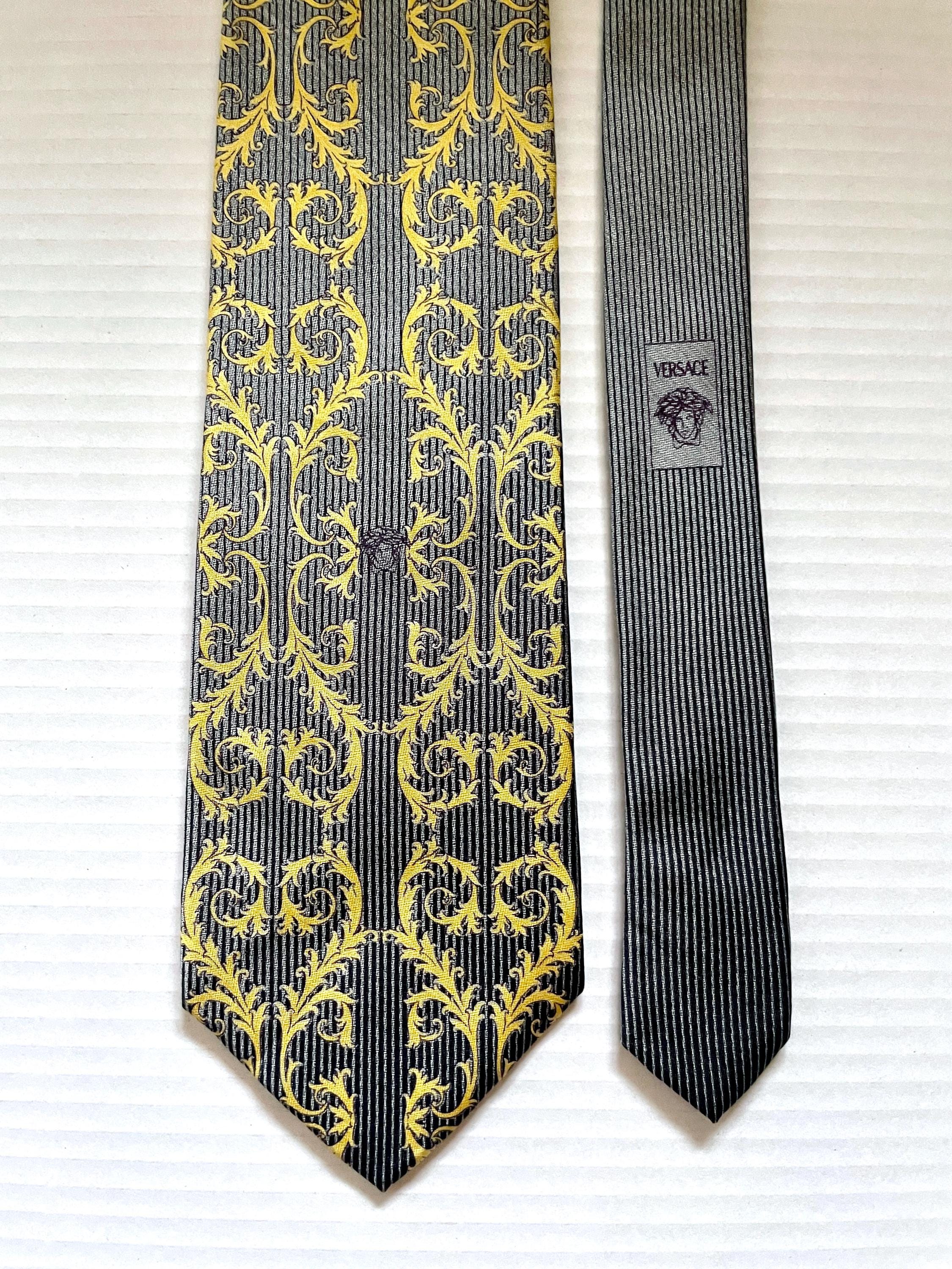 90's Gianni Versace, Silk, Italian Tie - Etsy