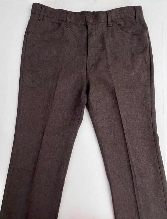 Vintage 90's Levi's 517 Pants USA, Brown, Bootcut… - image 2