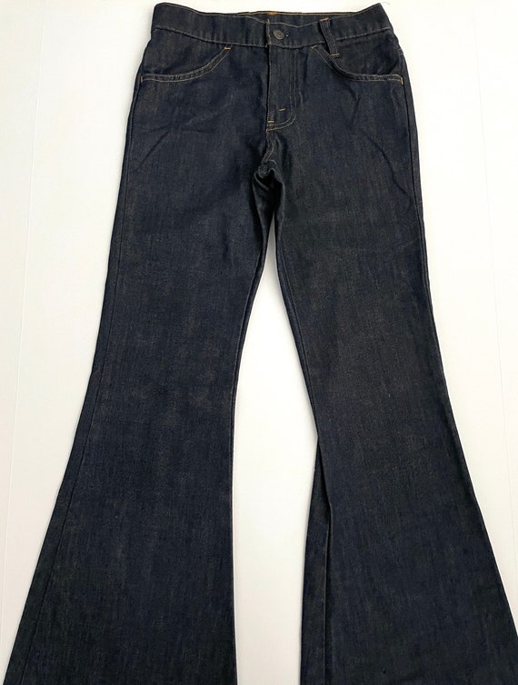 Vintage 70's Levi's 784, Dark Wash, Bell Bottom, Pants (XXS) Vintage 70's Levi's 784, Dark Wash, Bell Bottom, Pants (XXS)