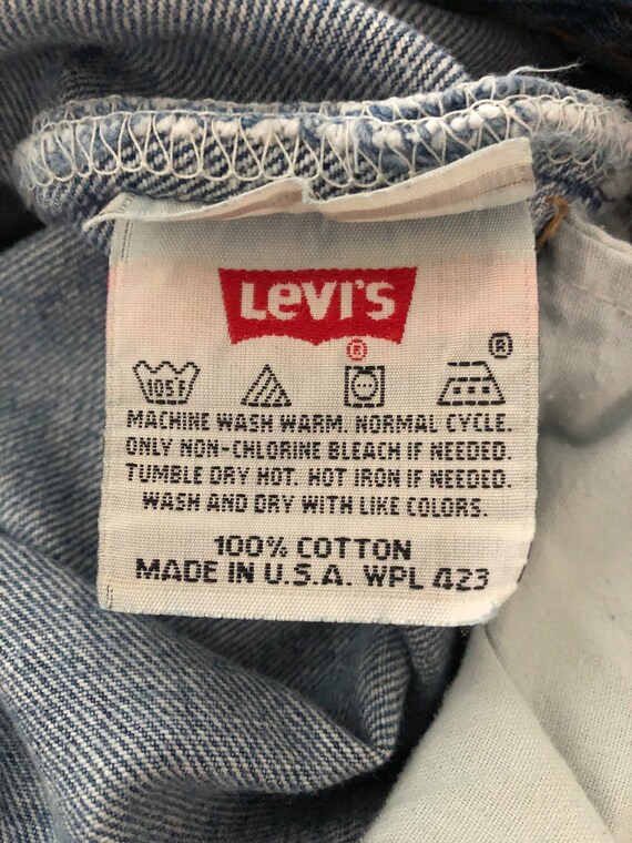 Vintage 90's Levi's 501 Jeans USA, Button Fly, De… - image 5