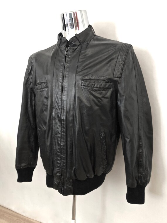 ジャケット・アウター 70~80s short real leather tracker jacket ジャケット・アウター 70~80s short real leather tracker