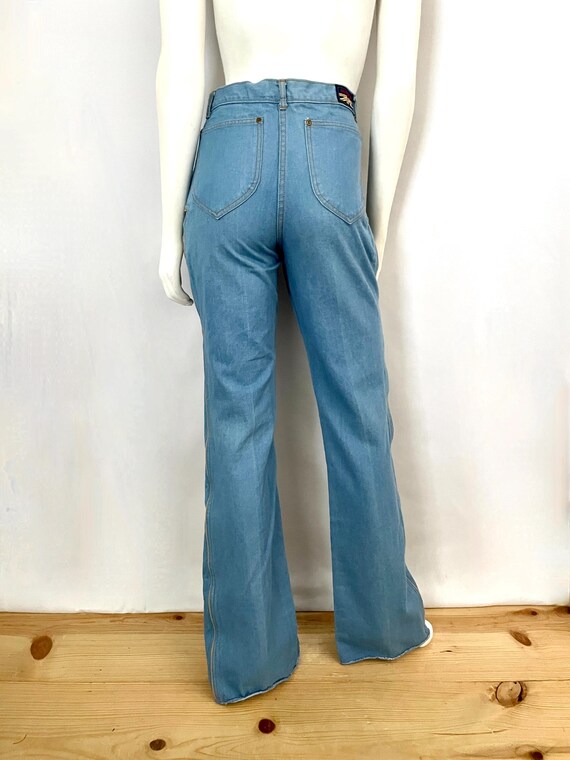 Vintage 70 s Brittania Star Bell Bottom Jeans size 6 Etsy UK