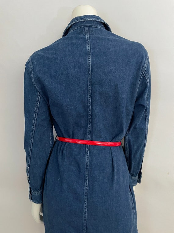 Vintage 80's Calvin Klein USA, Long Sleeve, Denim… - image 10