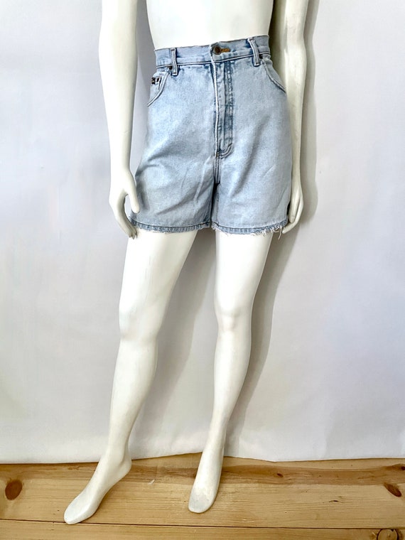 Vintage 90's Route 66, High Waisted, Denim Shorts… - image 6