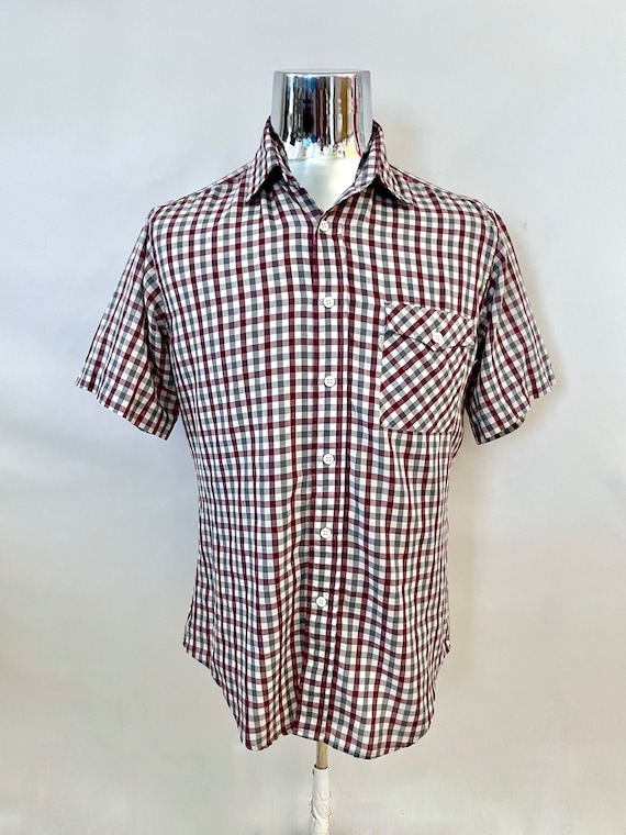 Vintage 90 s Levi s Checkered Shirt Short Sleeve Button Down M Etsy Canada