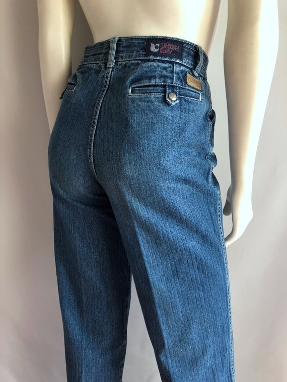 Vintage Women's 80's High Waisted Jeans Long Denim | Etsy