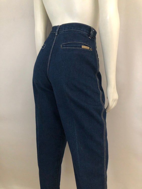 Vintage 80's Gitano Jeans, High Waisted, Dark Was… - image 7