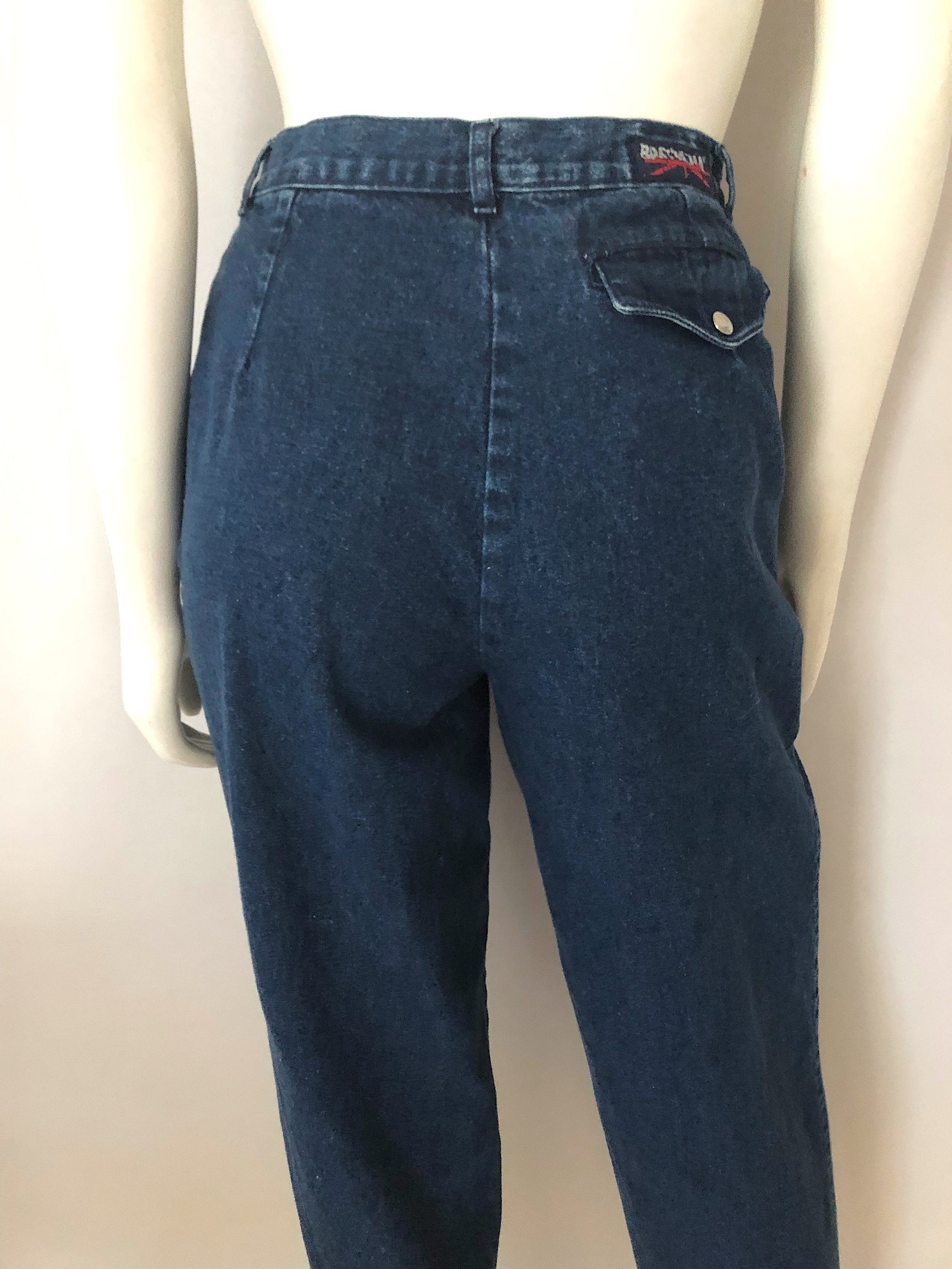 Vintage Women's 80's Brittania Jeans Blue High | Etsy