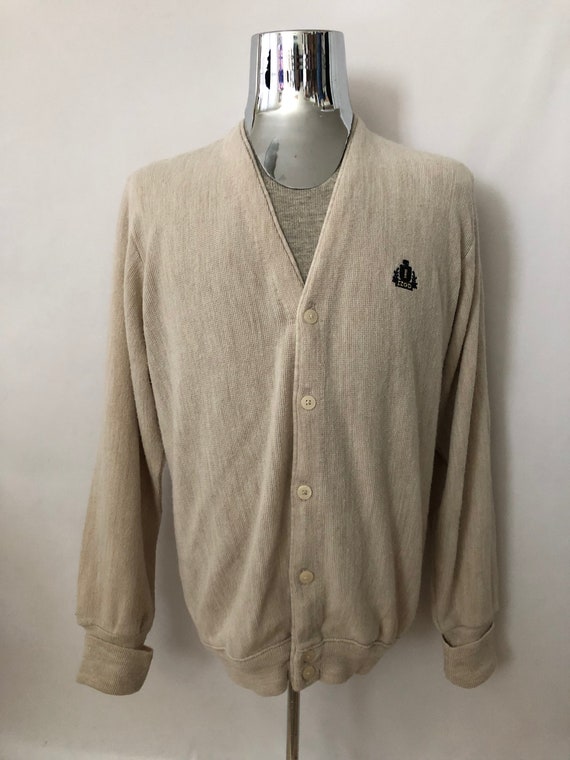 tan cardigan mens