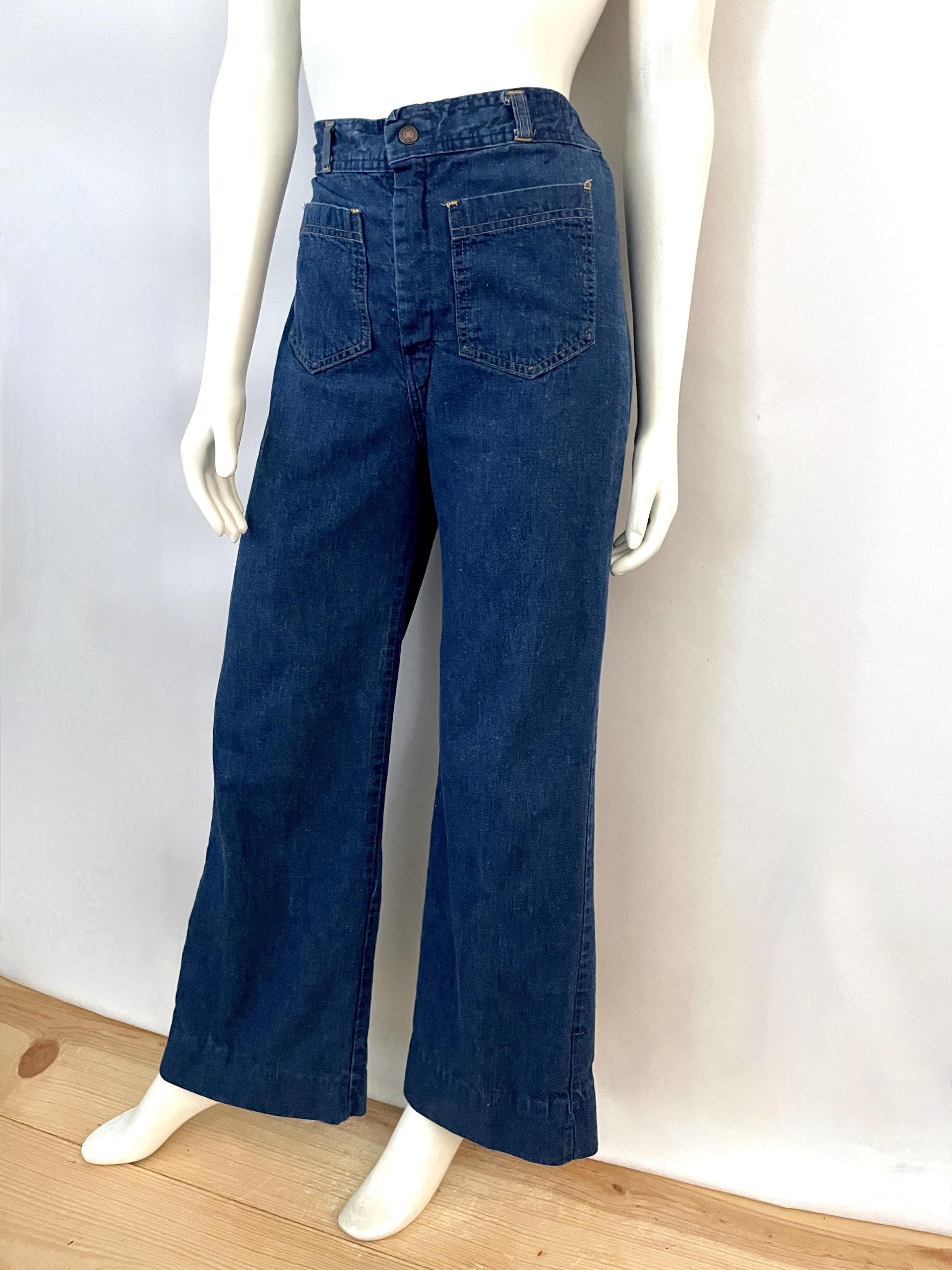 overdue flair ♥ VINTAGE WIDE FIT DENIM /追跡付 Vintage Wide Fit Denim Jeans Women's S Overdue Flair Style