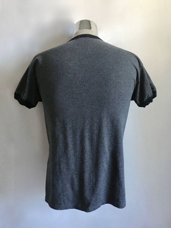Vintage 90's Portland State, T Shirt, Gray, Short… - image 6