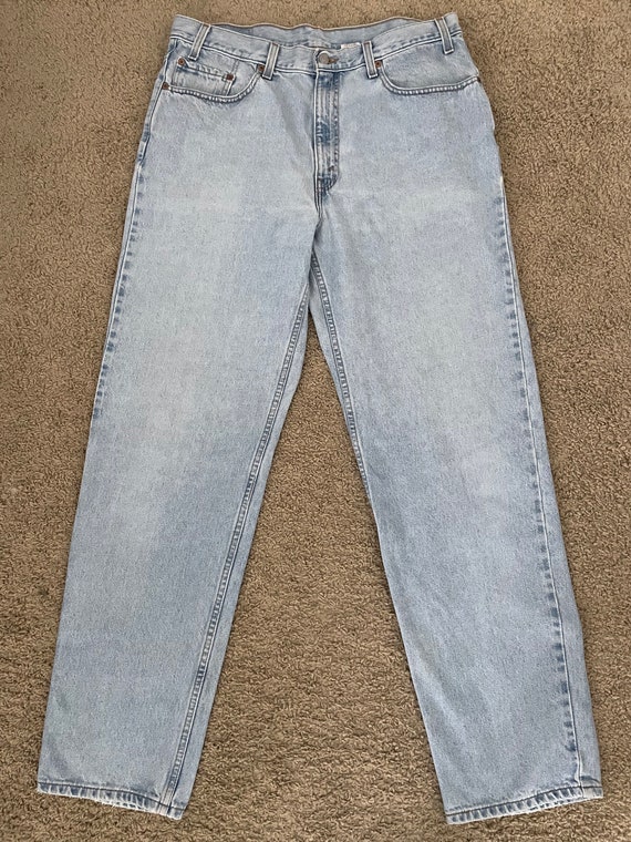 Vintage 90's Levi's 550 Jeans, Relaxed Fit, Denim… - image 3