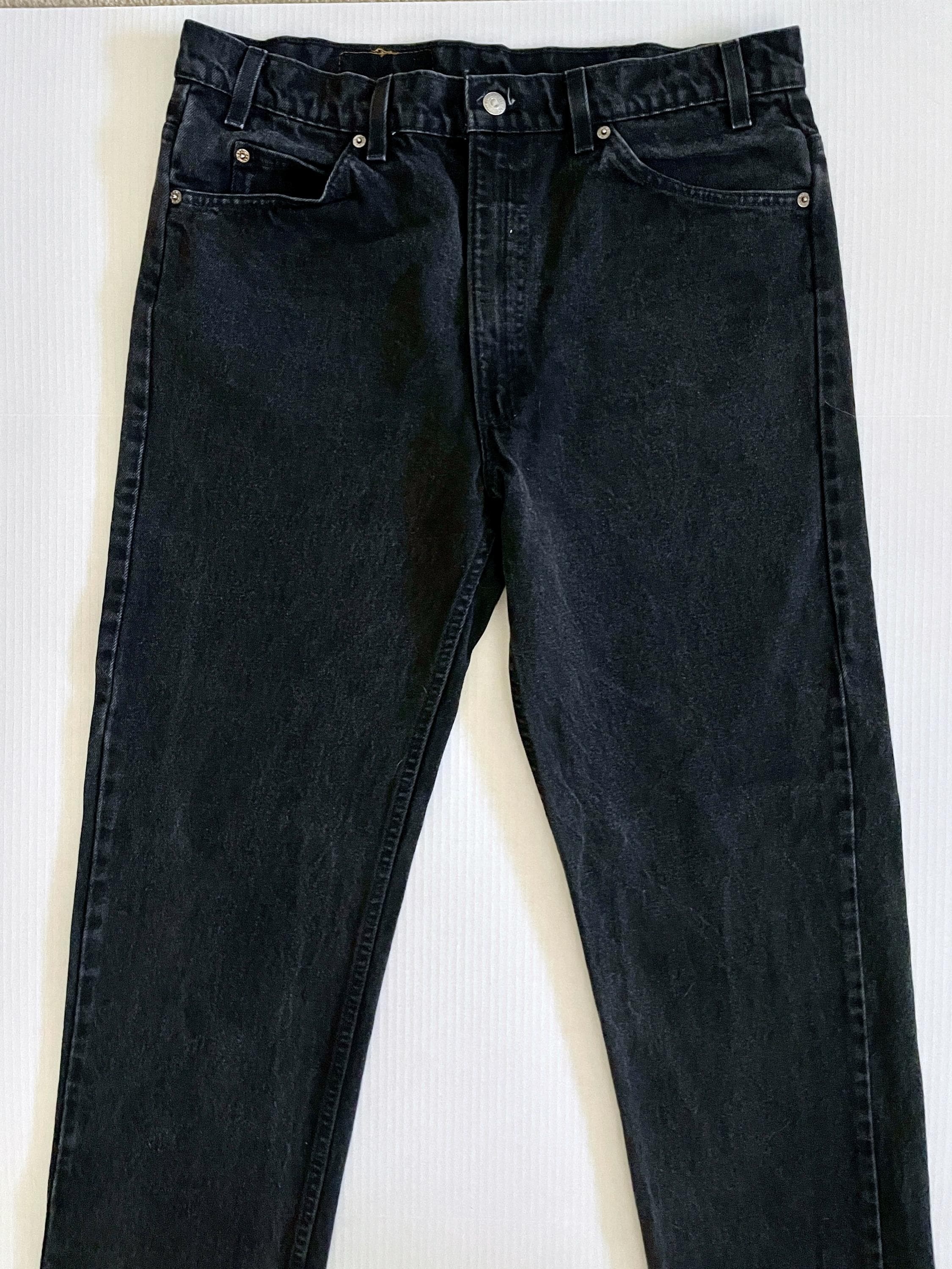 90's Levi's 505 Jeans USA, Straight Leg, Orange Tab, Long (W36) - Etsy