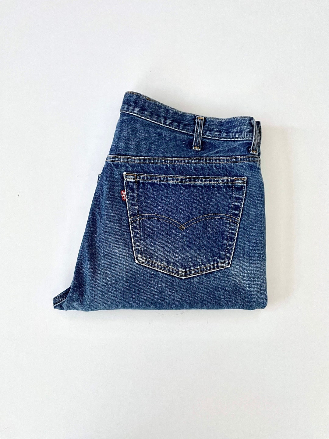 80's Levi's 501 Jeans, Button Fly, Red Tab, Denim (W38) - Etsy