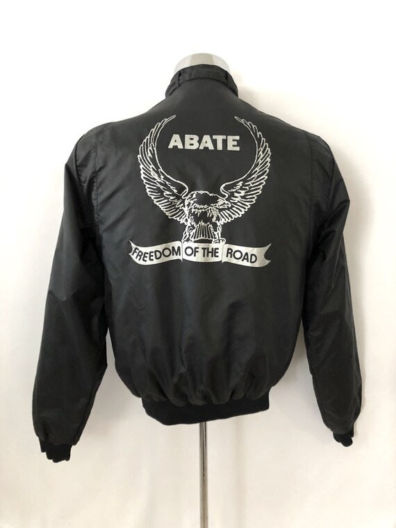 zip up nylon jacket