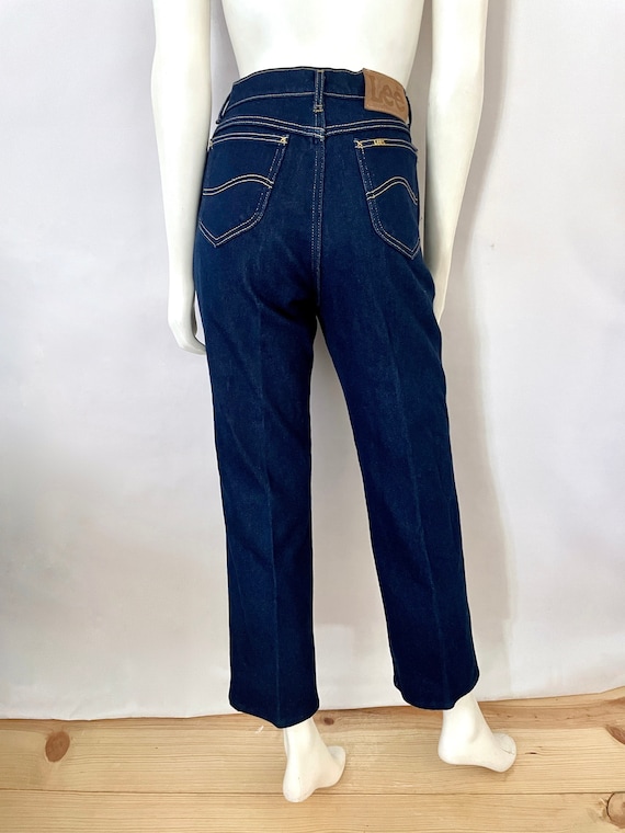 Vintage 80's Lee Riders, Jeans, High Waisted, Dar… - image 10