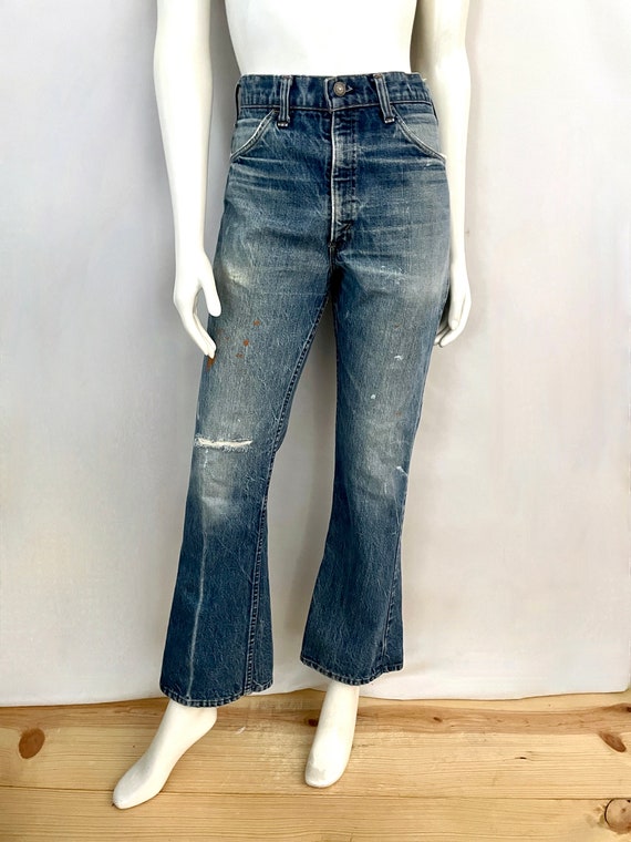 Vintage 70's Big E Levi's 646 Jeans Bell Bottoms … - image 2