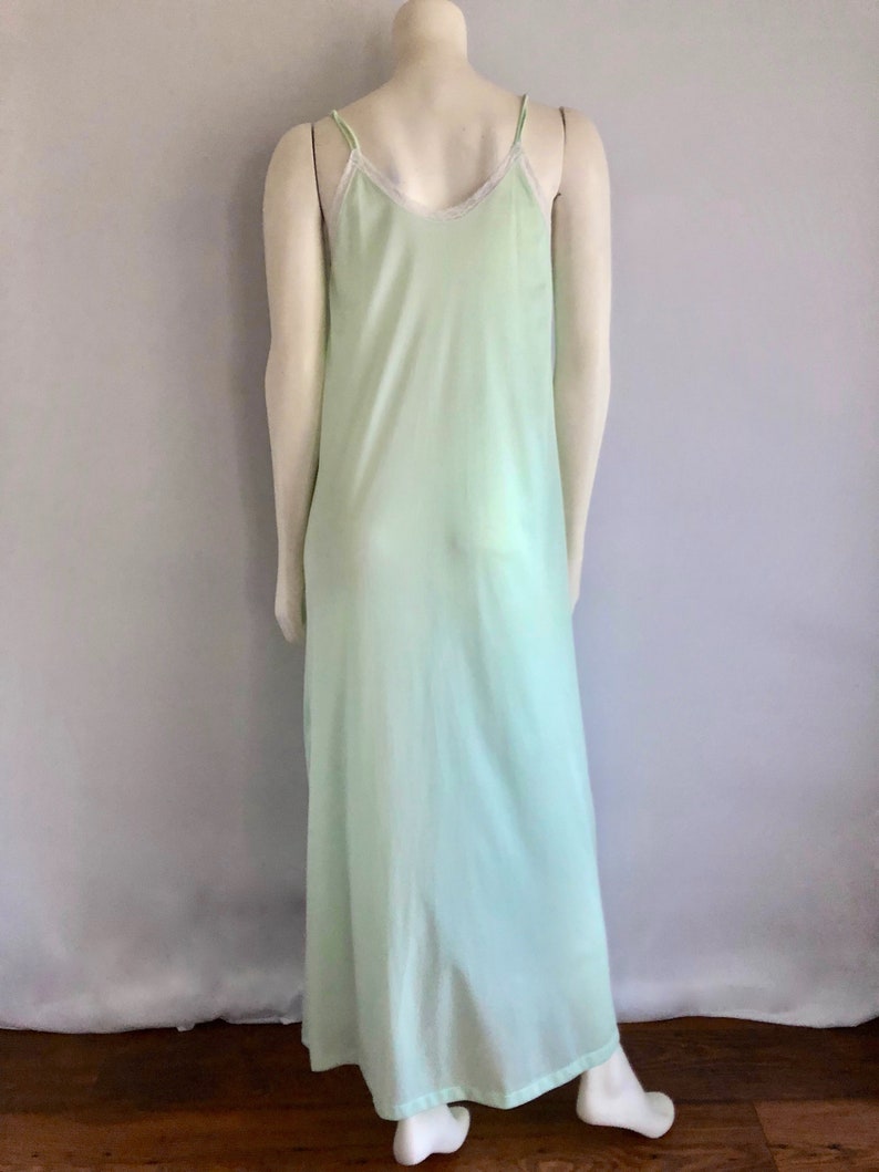 Vintage Lingerie Women's 70's Mint Green Nylon Full | Etsy