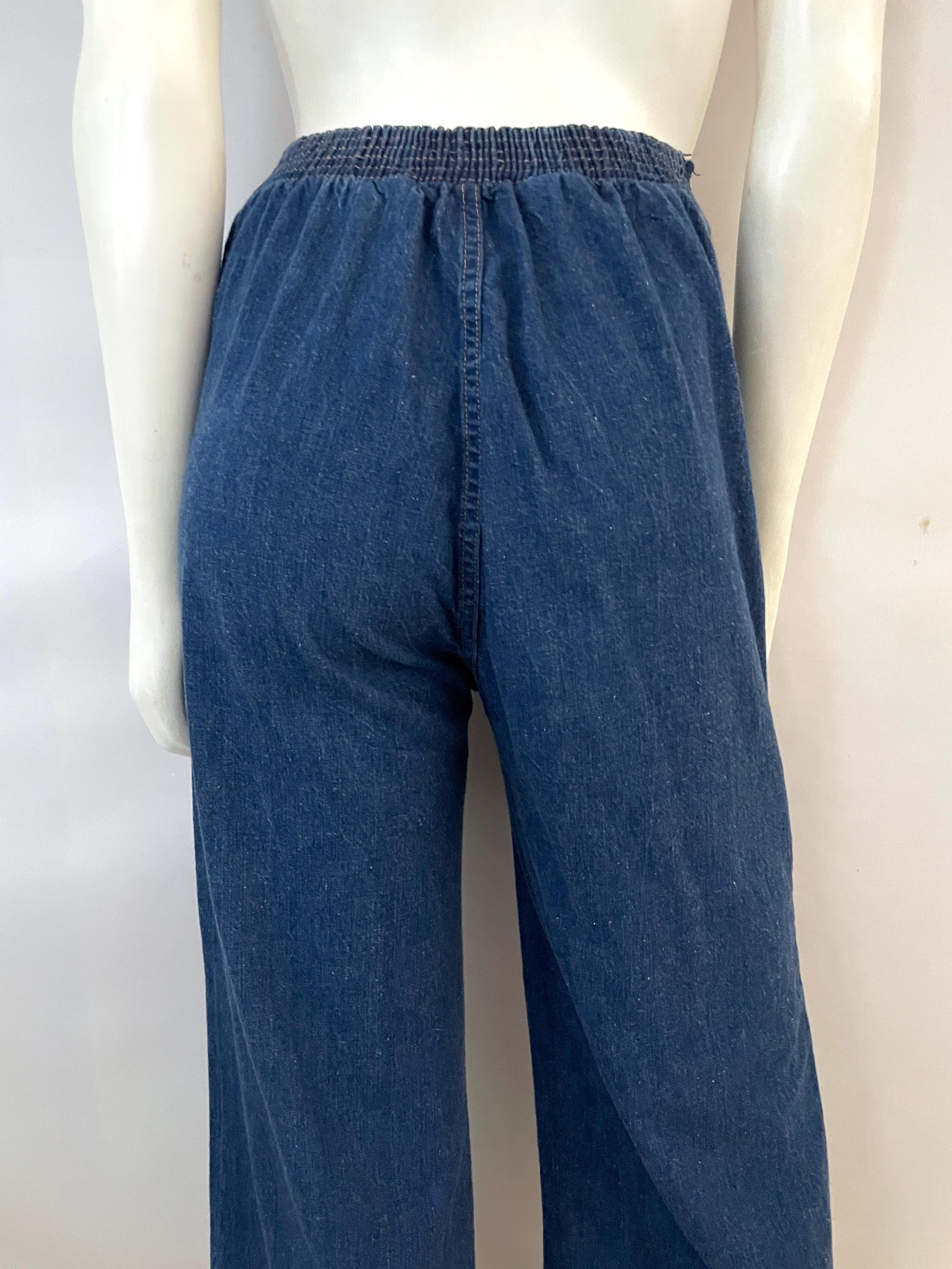 Vintage 70's Wide Leg Bell Bottom Jeans (size 4/6) - Etsy