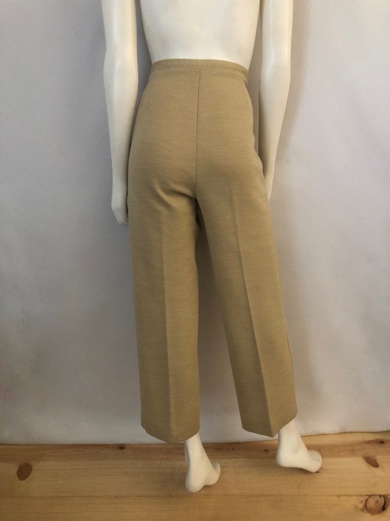 Vintage Women's 70's Tan Wool Blend High Waisted | Etsy