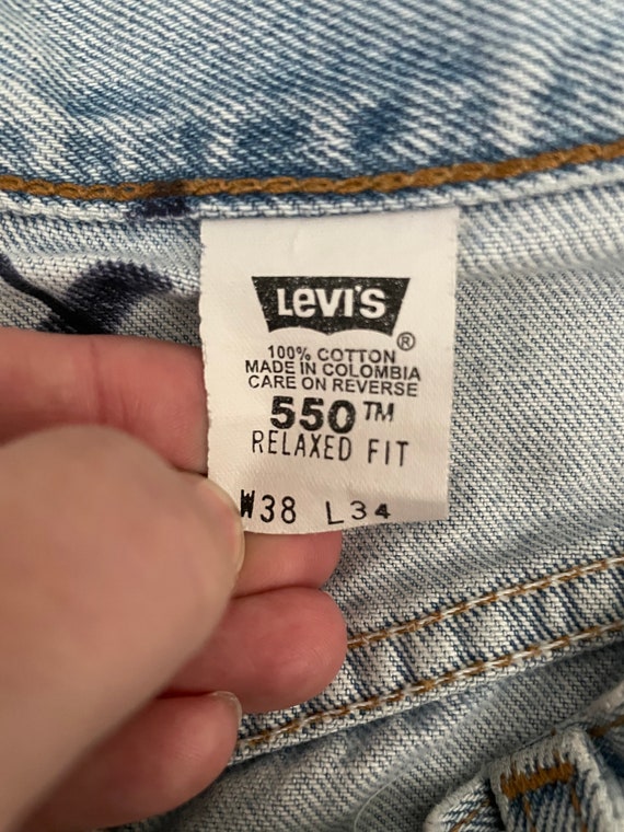 Vintage 90's Levi's 550 Jeans, Relaxed Fit, Denim… - image 4