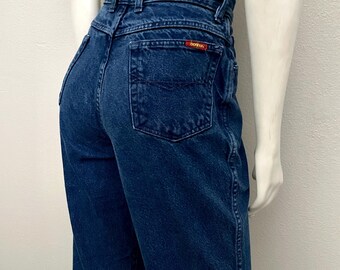 90's Bonjour Jeans, Navy, High Waisted, Denim (Size 6)