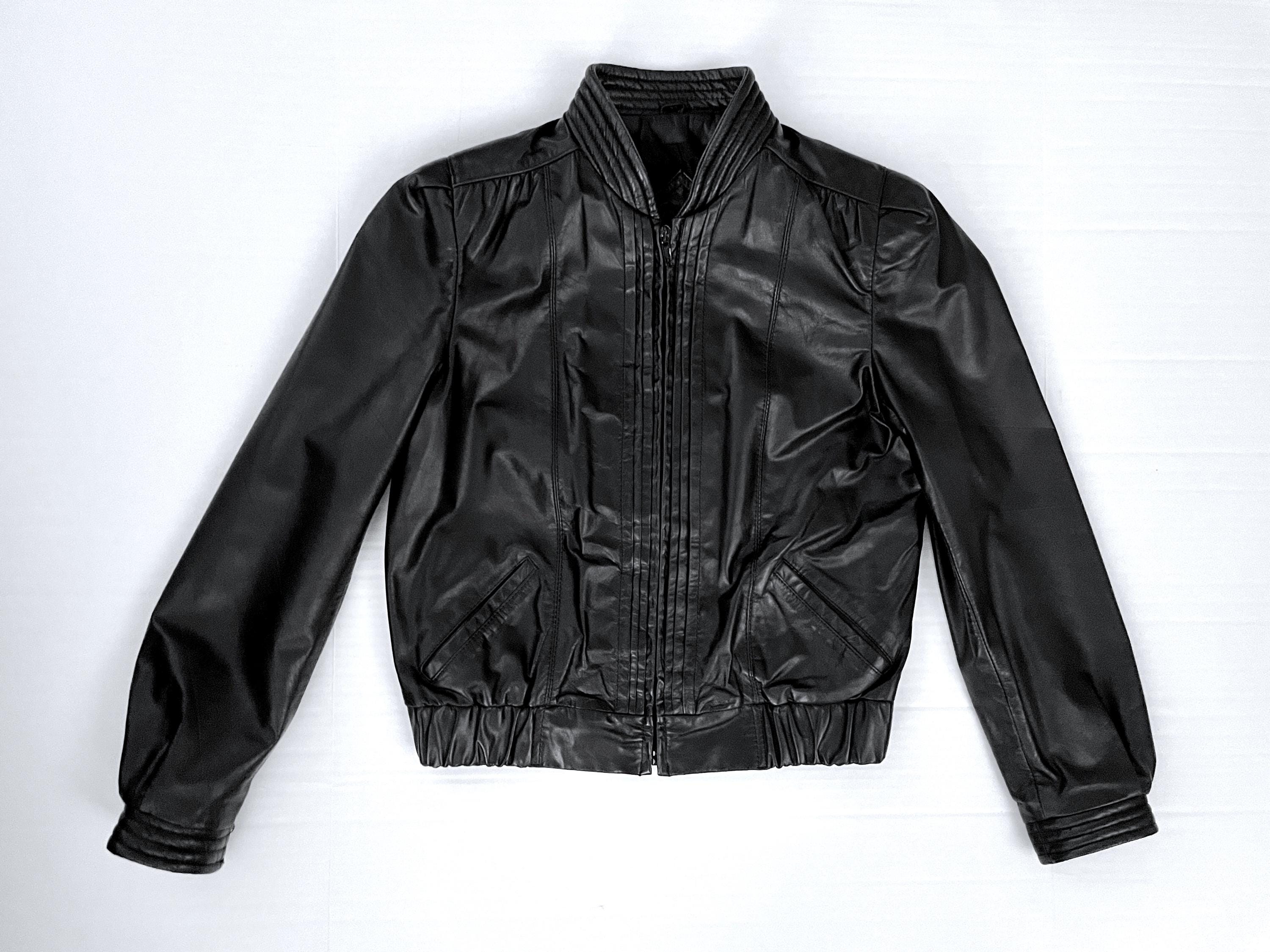 Vintage 80's Black, Leather Jacket by Winlit (size 2) - Etsy