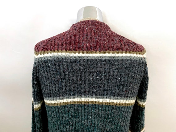 Vintage 80's Saturday's, Colorful, Striped, Wool … - image 7