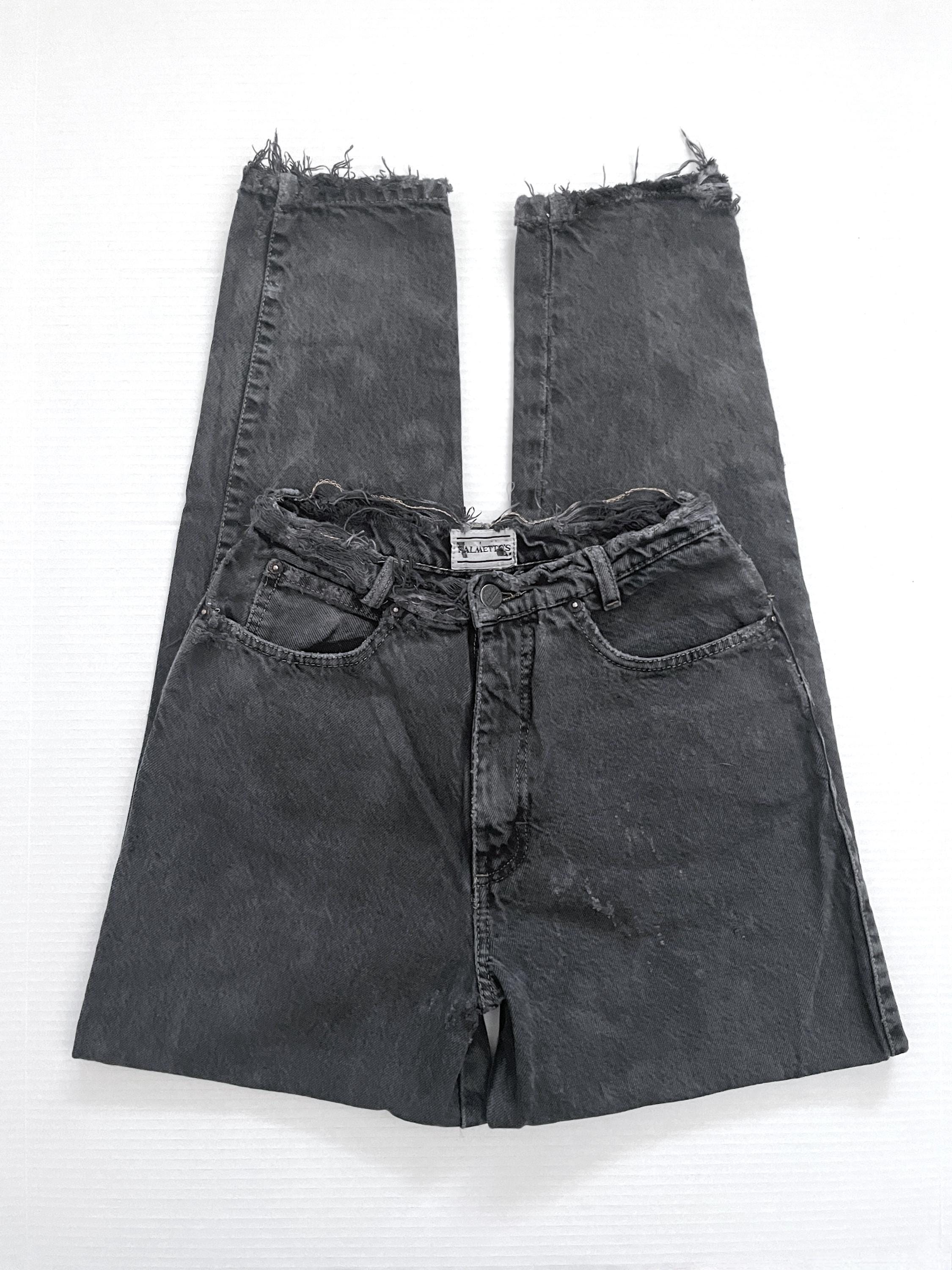 80's/90's Palmetto's, Distressed, Black, Jeans (size 4) - Etsy