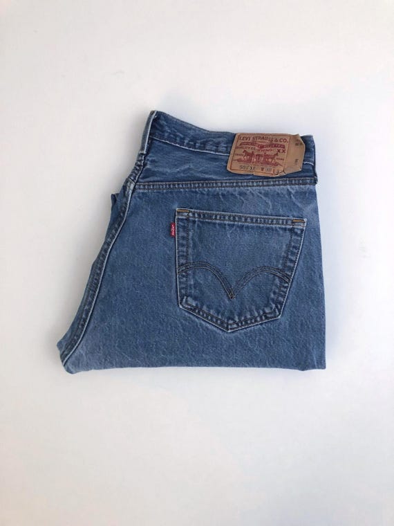 Vintage Y2K Levi's 501XX Jeans, Red Tab, Denim (W36) - Etsy