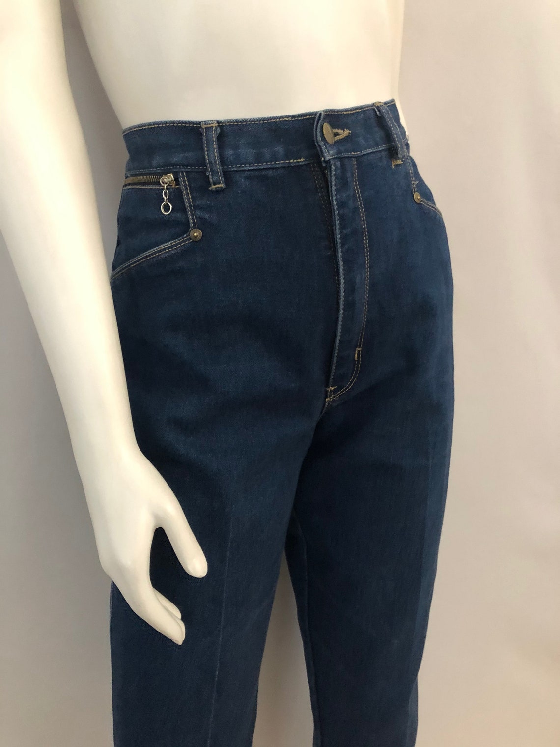 Vintage Women's 80's Gitano Jeans High Waisted Dark | Etsy