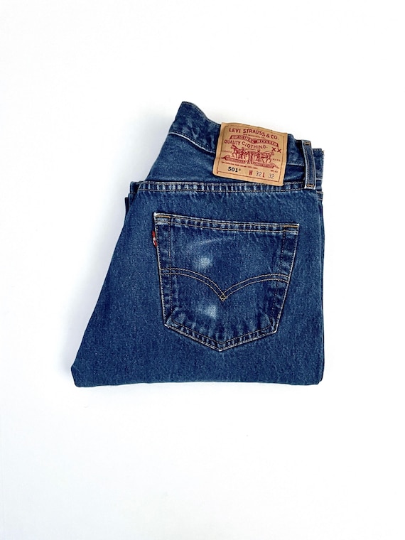 Vintage 00's Levi's 501 Jeans, Button Fly, Denim (