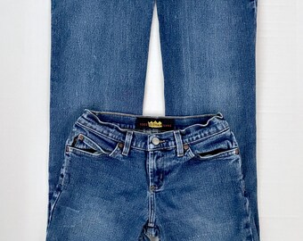 Vintage 90's Todd Oldham Jeans, Bell Bottom, Denim (size 2