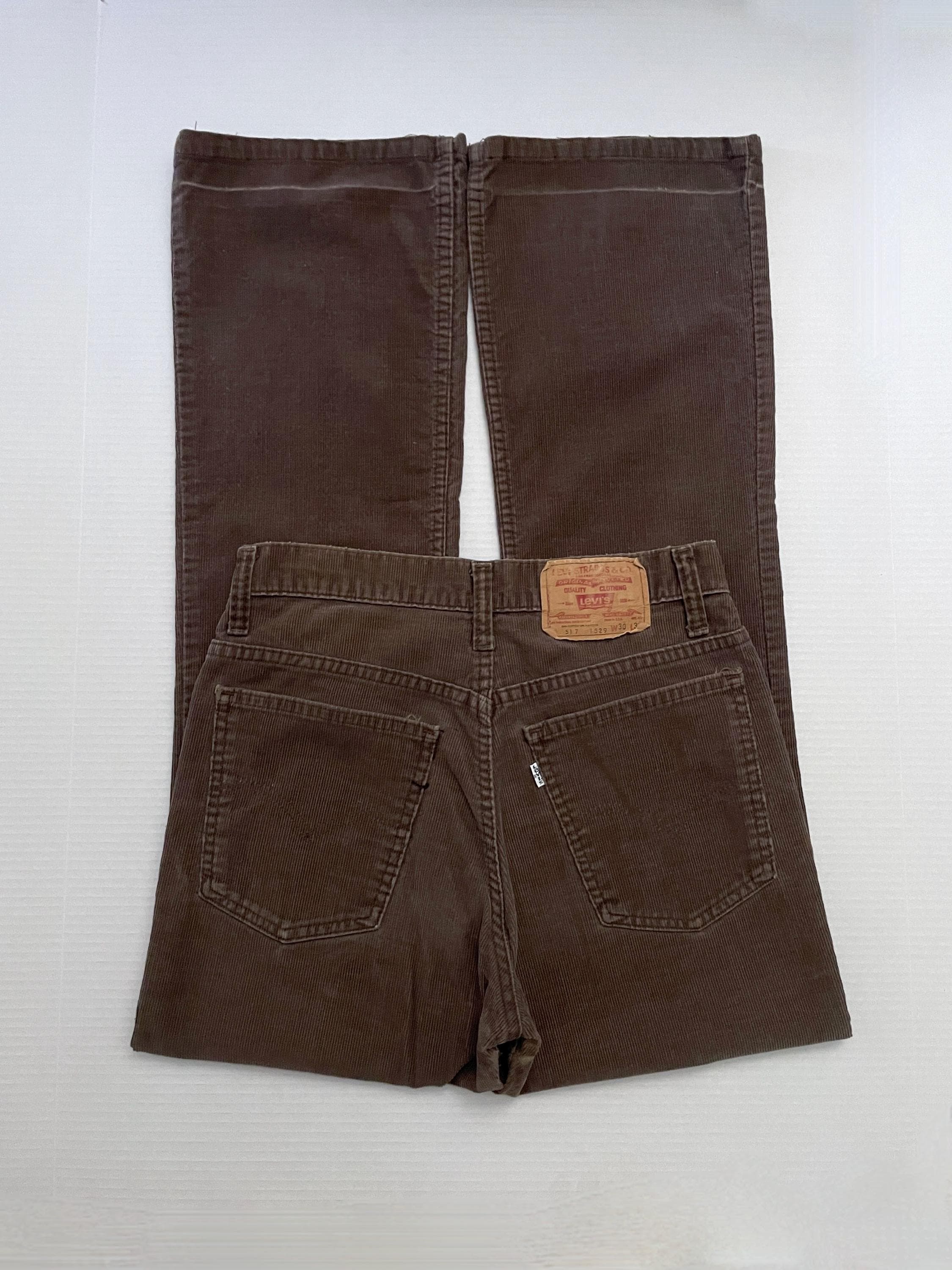 80年代 リーバイス 517 USA コーデュロイパンツ ブラウン (W29) - Etsy 