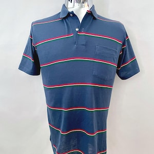 80&#39;s Steel Blue, Striped, Polo by Charvel USA (S)