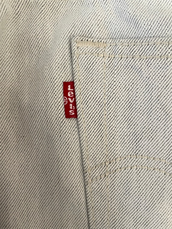 Vintage 00's Levi's 501, Jeans, Gray, Red Tab, De… - image 7