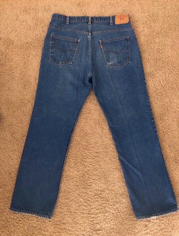 70's Levi's 519 Jeans, Orange Tab, Straight Leg, Denim (W36) - Etsy