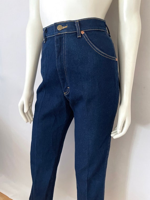 Vintage 80's Lee Riders, Jeans, High Waisted, Dar… - image 7