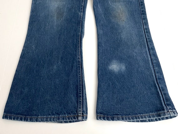 80's Levi's 646 Jeans, Bell Bottom, Orange Tab, D… - image 4