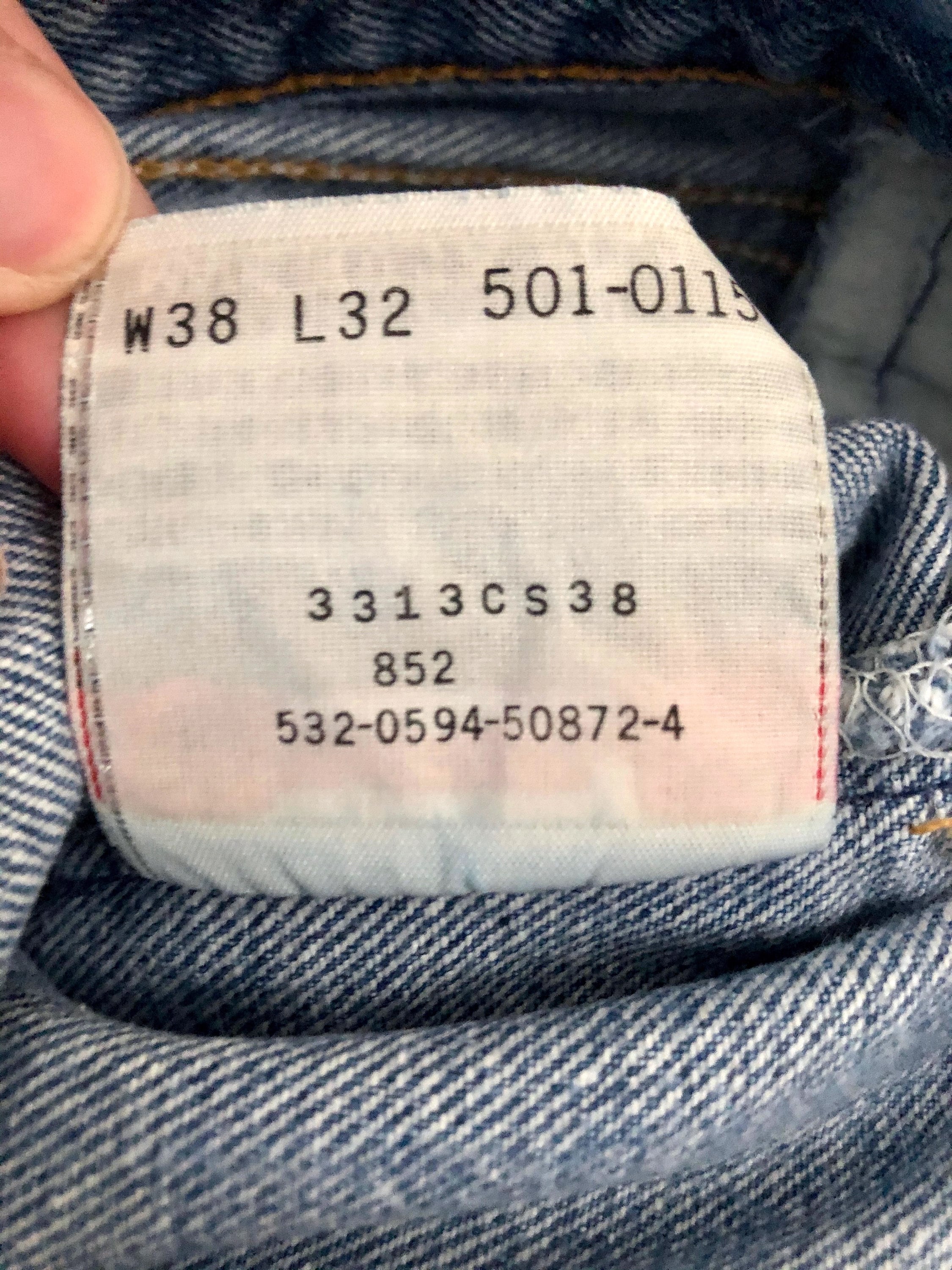 90's Levi's 501 Jeans USA, Button Fly, Denim (W36) - Etsy