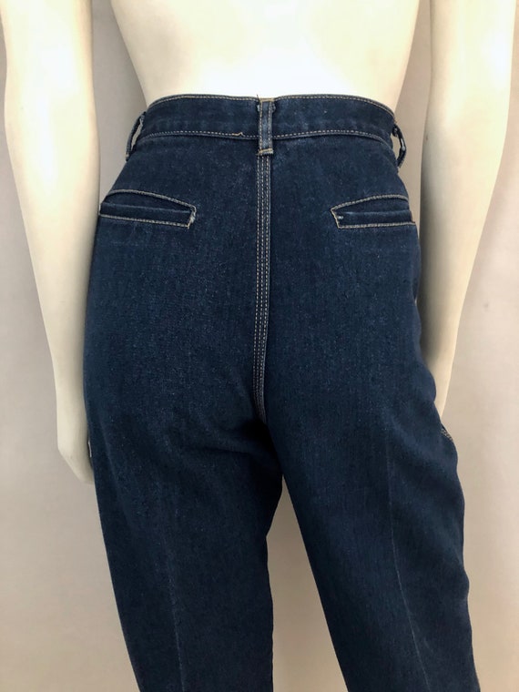 Vintage 80's Gitano Jeans, High Waisted, Dark Was… - image 8